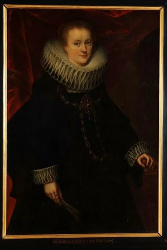 Portrait of a woman, oil, 1615