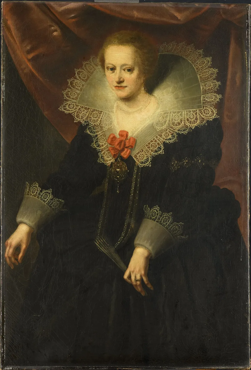 Portrait of a Woman, oil, 1615