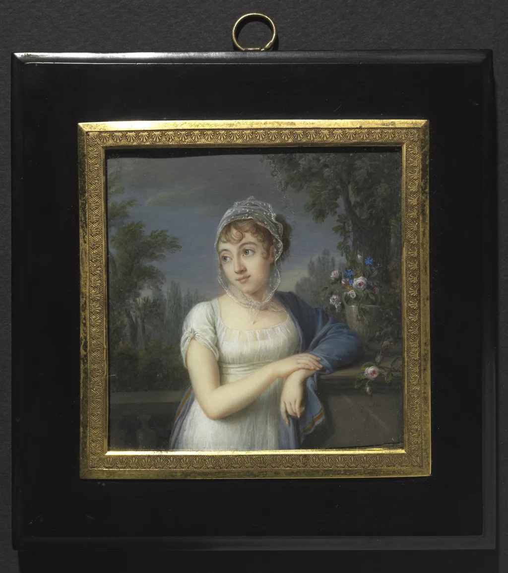 Portrait of a Woman Near a Balustrade, unspecified, 1804