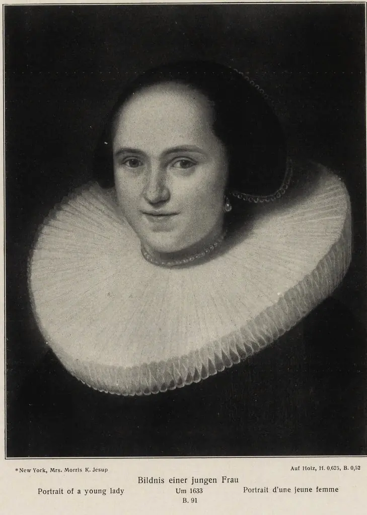 Portrait of a Young Woman wrongly called Wife of Burgomaster Six