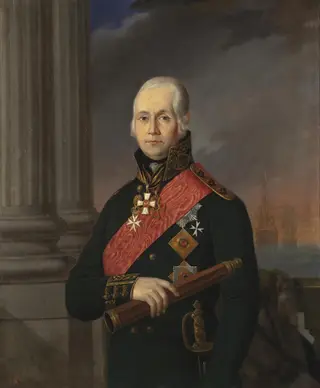 Portrait of Admiral F.F.Ushakov