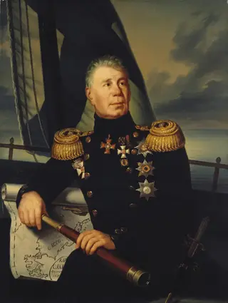 Portrait of Admiral Krusenshtern