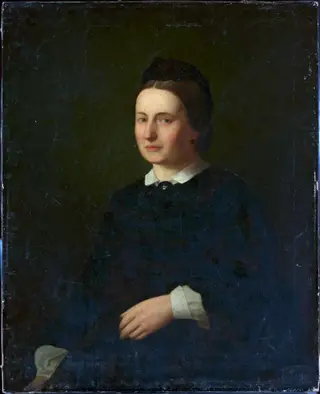 Portrait of Antonina Bałutowska née Massalska, by Franciszek Tepa