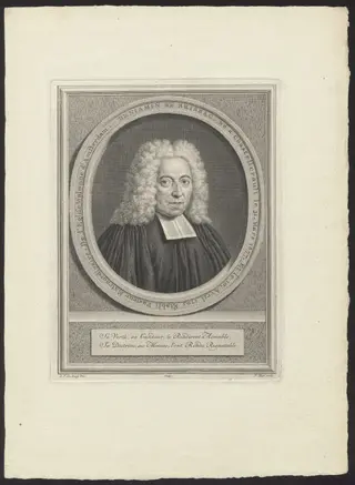 Portrait of Benjamin de Brissac, minister of the Walloon Church in Amsterdam