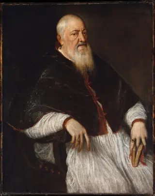 Portrait of Cardinal Filippo Archinto, by Titian