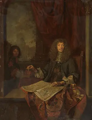 Portrait of Carel Quina (1622-89), Knight of the Holy Sepulchre and Amsterdam-born explorer of Asia