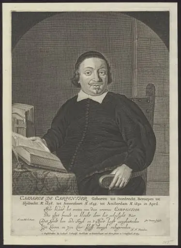 Portrait of Casparus de Carpentier, Walloon Minister at Sliedrecht, Amersfoort and Amsterdam