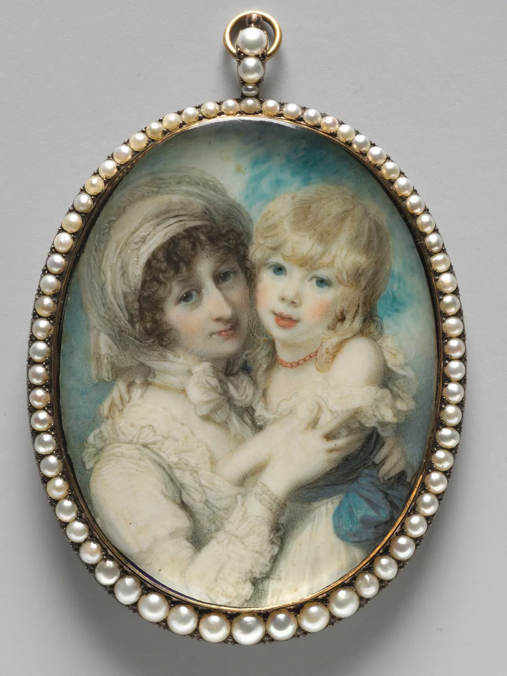 Portrait of Catherine Clemens and Her Son, John Marcus Clemens, unspecified, 1798