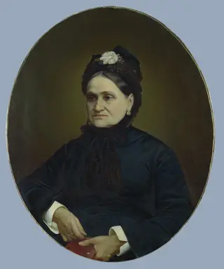 Portrait of E.I. Brusnitsyna, the Wife of Factory Owner