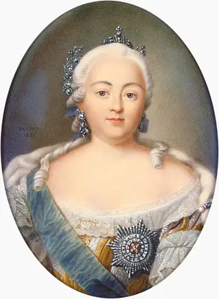 Portrait of Elizabeth of Russia, by Jean Henri Benner