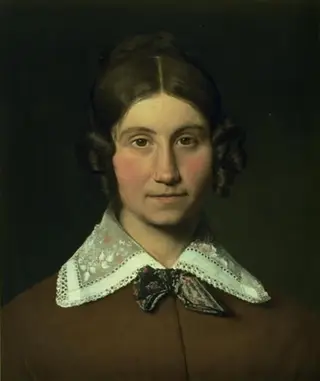 Portrait of Emilie Krohn, née Købke, the Artist´s Sister-in-Law