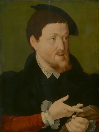 Portrait of emperor Charles V