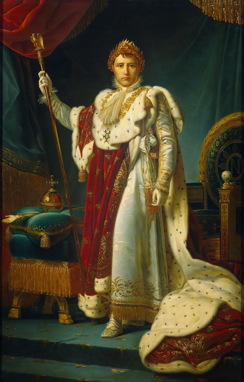 Portrait of Emperor Napoleon I, oil, 1810