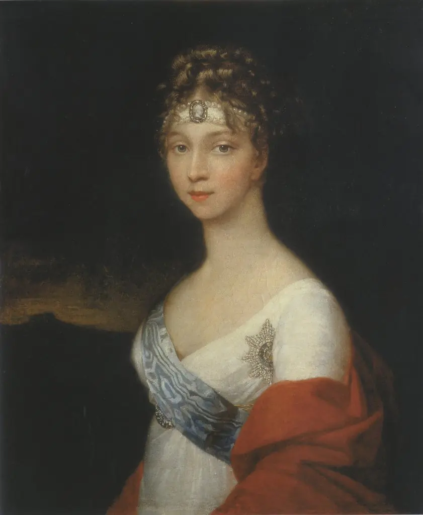 Portrait of Empress Elizaveta Alekseevna, 1805