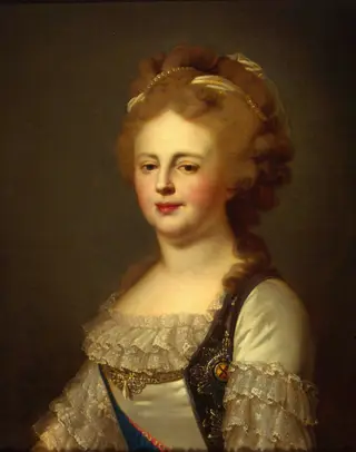 Portrait of Empress Maria Fiodorovna (copy)