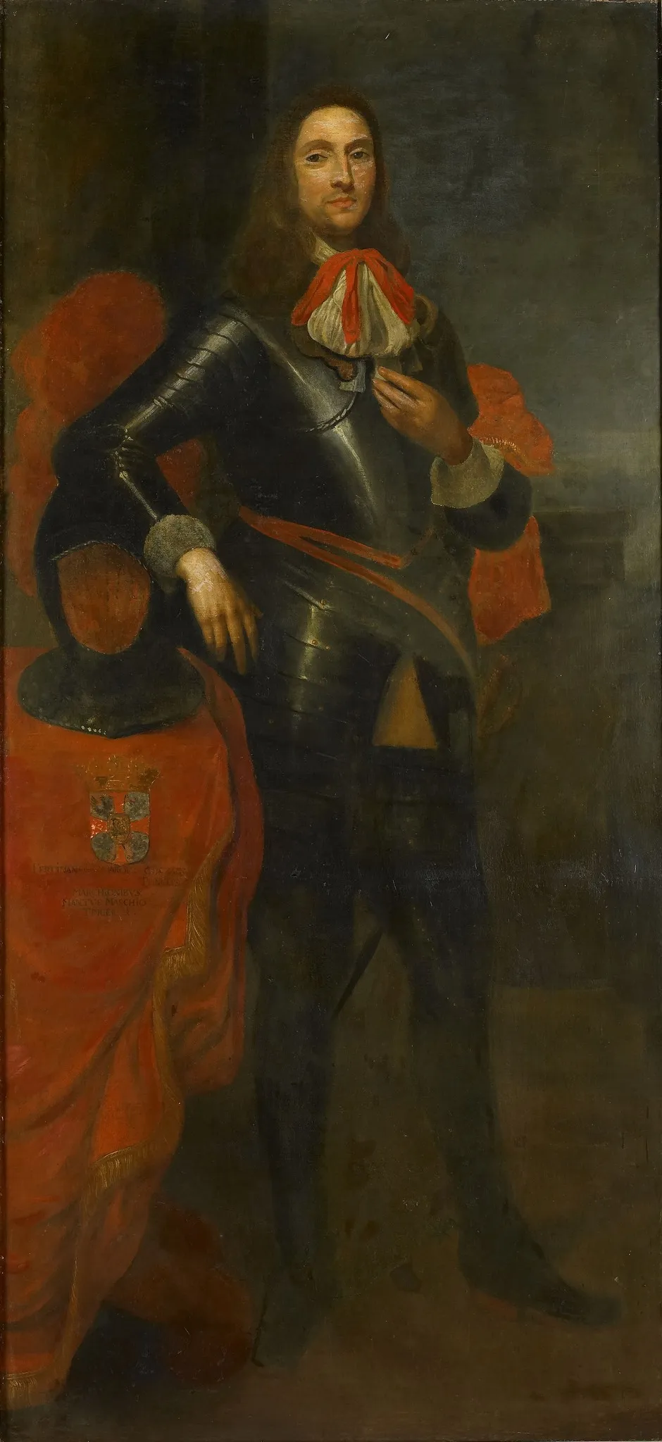 Portrait of Ferdinand Carolus Gonzaga Duke of Mantua (1652-1708), oil, 1689