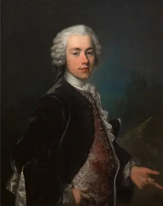 Portrait of Frederik Berregaard, by Louis Tocqué