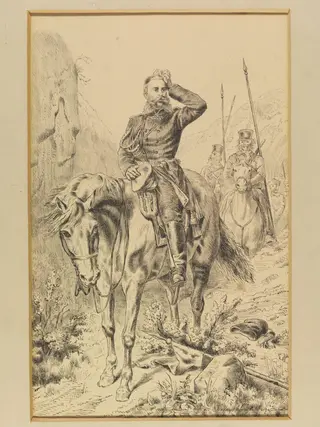 Portrait of General Mikhail Dmitrievich Skobelev