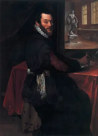 Portrait of Giambologna in his Studio