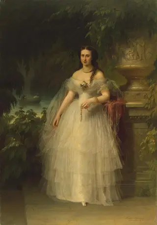 Portrait of Grand Duchess Alexandra Iosifovna, by Friedrich August von Kaulbach