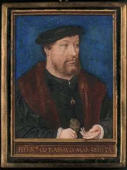 Portrait of Henry III, Count of Nassau-Breda, by Simon Bening