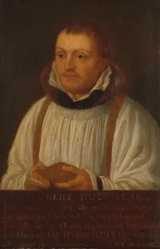 Portrait of Huybert Duyfhuys, Minister of St Jacobskerk in Utrecht, by Hendrik Martenszoon Sorgh