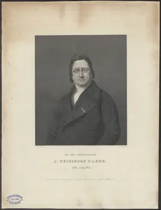 Portrait of J. Teissedre l'Ange, school intendant