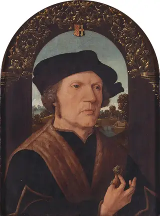 Portrait of Jan Gerritsz van Egmond van de Nijenburg (?-1523), by Jacob Cornelisz. van Oostsanen