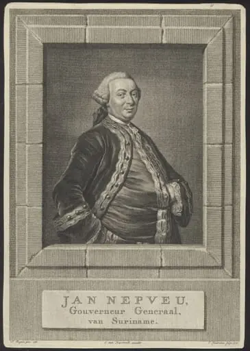 Portrait of Jan Nepveu, Governor-General of Surinam