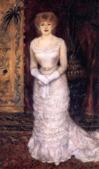 Portrait of Jeanna Samary, by Pierre-Auguste Renoir