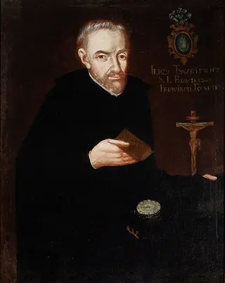 Portrait of Jerzy Tyszkiewicz, Leliwa coat of arms (1571–1625), provincial superior in the Jesuit Order