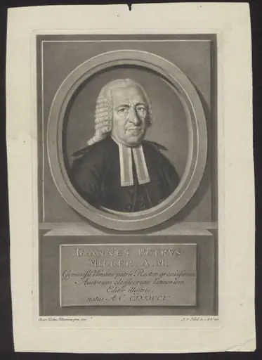 Portrait of Johannes Petrus Miller