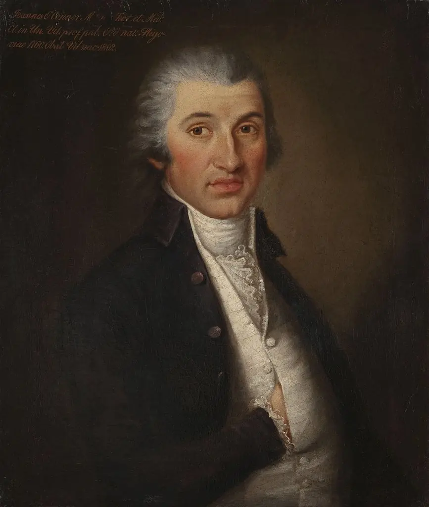 Portrait of John O'Connor (1760-1802), professor at the University of Vilnius