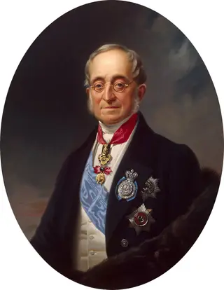 Portrait of Karl Nesselrode, by Georg von Bothmann