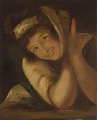 Portrait of Lady Hamilton as a Bacchante