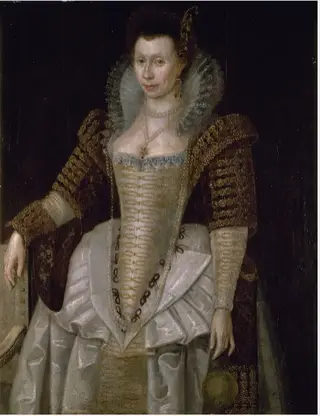 Portrait of Lady Raleigh (née Elizabeth Throckmorten) (1565-1647)