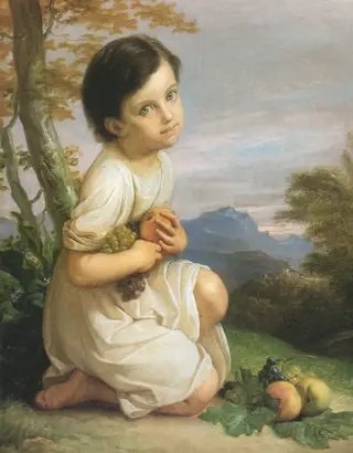 Portrait of Lena Presti as a Girl
