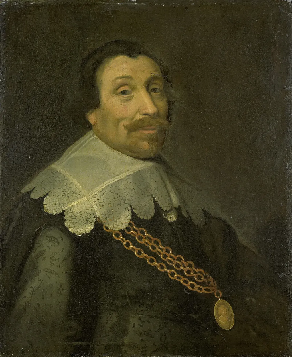 Portrait of Maerten Harpertsz Tromp (1597-1653), oil, 1640