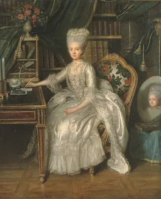 Portrait of Marie Adélaïde of France (1732-1800), by Lié Louis Périn-Salbreux