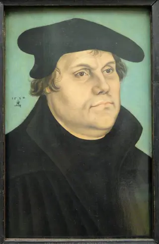 Portrait of Martin Luther, by Lucas Cranach the Elder
