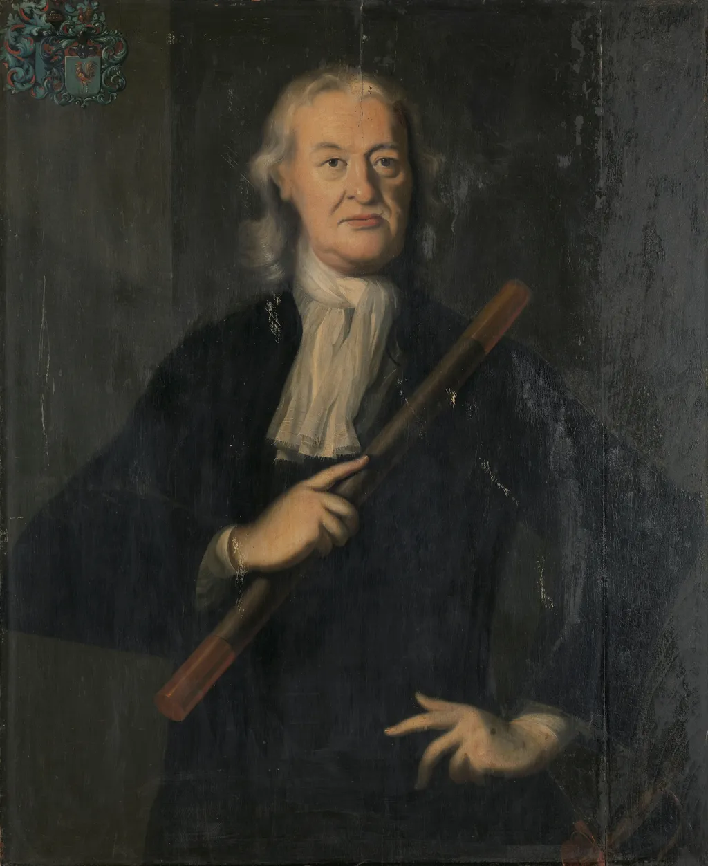 Portrait of Mattheus de Haan, Governor-General of the Dutch East Indies, oil, 1726
