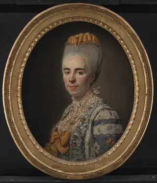 Portrait of Mme Antoinette-Louise Issard-Lacour, married to Ch. A. Bourlet de Vauxelles