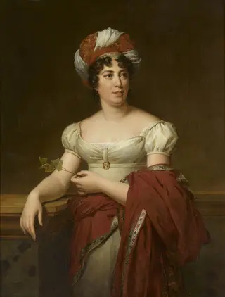 Portrait of Mme de Staël, by Marie-Éléonore Godefroid