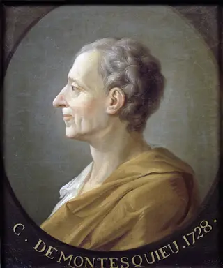 Portrait of Montesquieu (1689-1755)