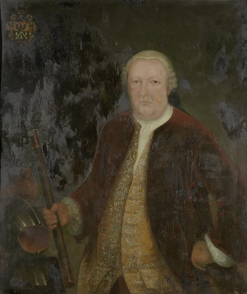 Portrait of Petrus Albertus van der Parra, Governor-General of the Dutch East India Company