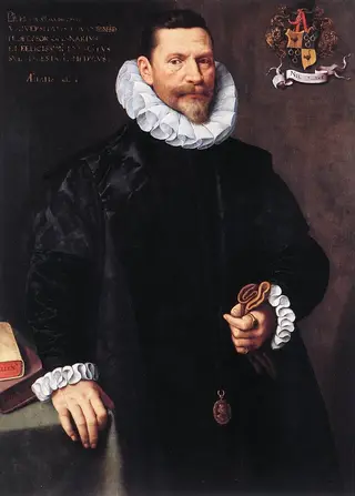 Portrait of Petrus Ricardus, by Frans Pourbus, the Younger