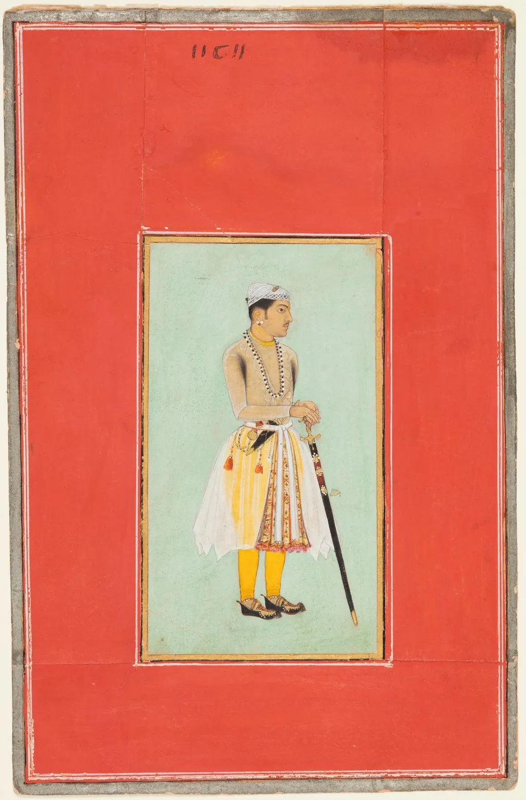 Portrait of Prince Sur Singh Rathor of Bikaner (1594–1631), unspecified, 1612