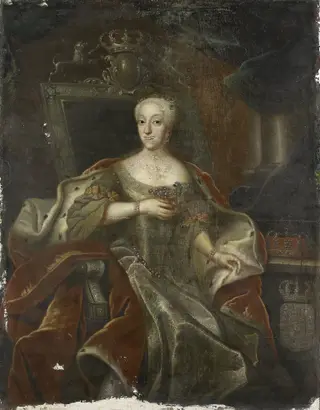 Portrait of Princess Charlotte Amalie, Daughter of Frederick IV, King of Denmark