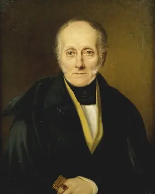 Portrait of Professor Lorenz Ferdinand Ewers, by Karl August Senff