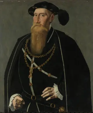 Portrait of Reinoud III of Brederode, by Jan van Scorel